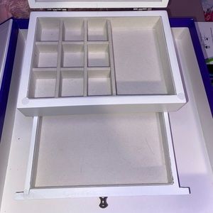 ***SOLD***Small white jewelry box